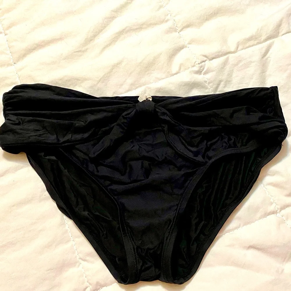 Front tie bikini bottoms from Anthro